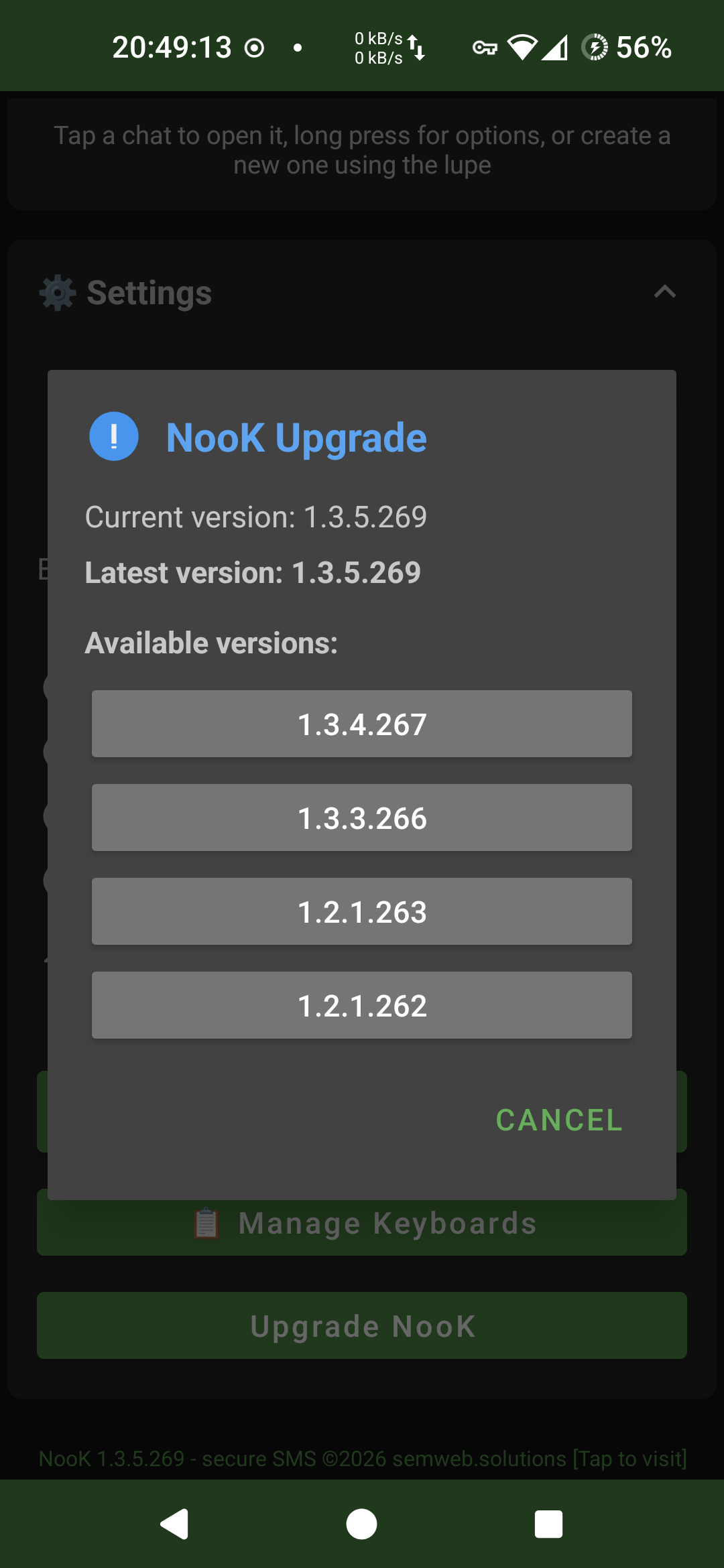 NooK Version Management